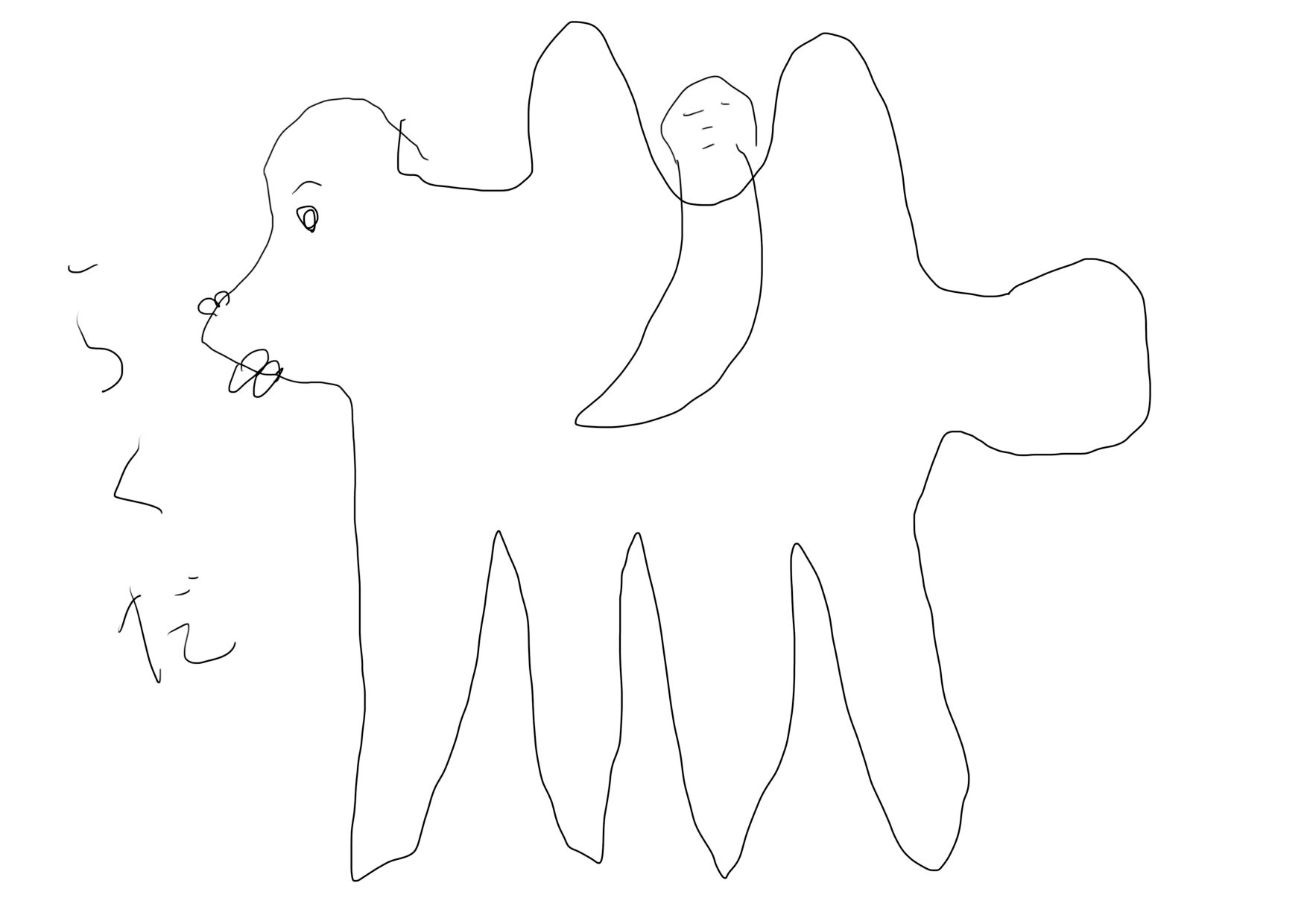 らくだのイラスト